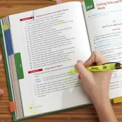 Highlighters|Sharpie Retractable Highlighter, Chisel Tip, Fluorescent Yellow, 5/Pack (1740822)