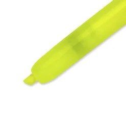 Highlighters|Sharpie Retractable Highlighter, Chisel Tip, Fluorescent Yellow, 5/Pack (1740822)