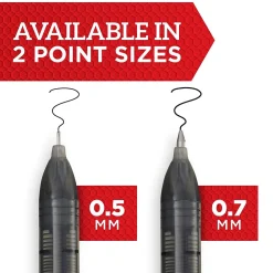 Pens|Sharpie Rollerball Pen, Needle Point Precision Pen, Red Ink, Dozen (2093226)