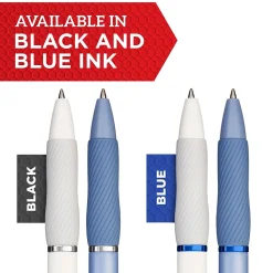 Pens|Sharpie S-Gel Retractable Gel Pen, Medium Point, Black Ink, 4/Pack (2126213)