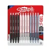 Pens|Sharpie S-Gel Retractable Gel Pen, Medium Point, Assorted Ink, Dozen (2129832)