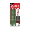 Pens|Sharpie S-Gel Retractable Gel Pen, Medium Point, 0.7mm, Black Ink, 4/Pack (2195731)
