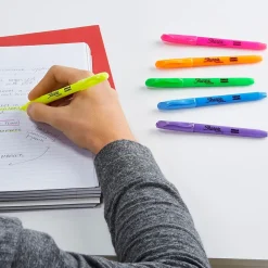 Highlighters|Sharpie Stick Highlighter, Chisel Tip, Assorted, Dozen (27145)