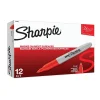 Markers|Sharpie Super Permanent Marker, Fine Tip, Red, Dozen (33002)