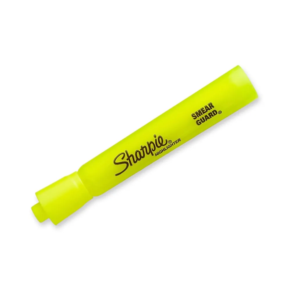 Highlighters|Sharpie Tank Highlighter, Chisel Tip, Assorted, 5/Pack (1809199)