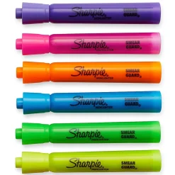 Highlighters|Sharpie Tank Highlighter, Chisel Tip, Assorted, Dozen (25145)