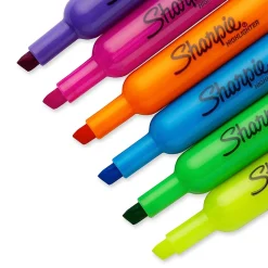 Highlighters|Sharpie Tank Highlighter, Chisel Tip, Assorted, Dozen (25145)