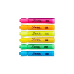 Highlighters|Sharpie Tank Highlighter, Chisel Tip, Assorted, Dozen (25053)