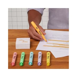 Highlighters|Sharpie Tank Highlighters, Chisel Tip, Assorted Colors, 6/Pack (2157488)