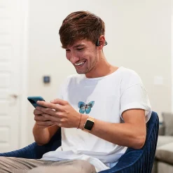 OpenMove Bone-Conduction Open-Ear Lifestyle Headphones with Microphones, Gray (S661-ST-GY-US)<Shokz Sale