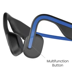 OpenMove Bone-Conduction Open-Ear Lifestyle Headphones with Microphones, Blue (S661-ST-BL-US)<Shokz Discount
