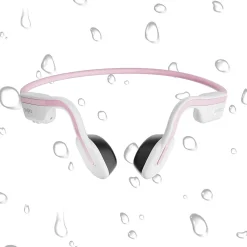 OpenMove Bone-Conduction Open-Ear Lifestyle Headphones with Microphones, Pink (S661-ST-PK-US)<Shokz Best