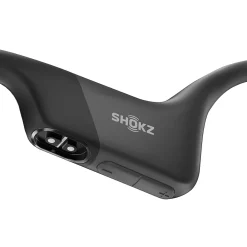 OpenRun Bone-Conduction Open-Ear Sport Headphones with Microphones, Black (VXLS803STBKUS)<Shokz Outlet