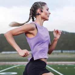 OpenRun Pro Premium Bone-Conduction Headphones with Microphones, Black (VXLS810STBKUS)<Shokz