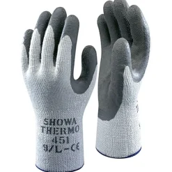 Best Manufacturing Showa Best Palm Coated Work Gloves, Gray, 12/Pair