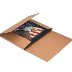Discount SI Products Jumbo Mailers, 36" x 24" x 6", Kraft, 20/Bundle (M36246)