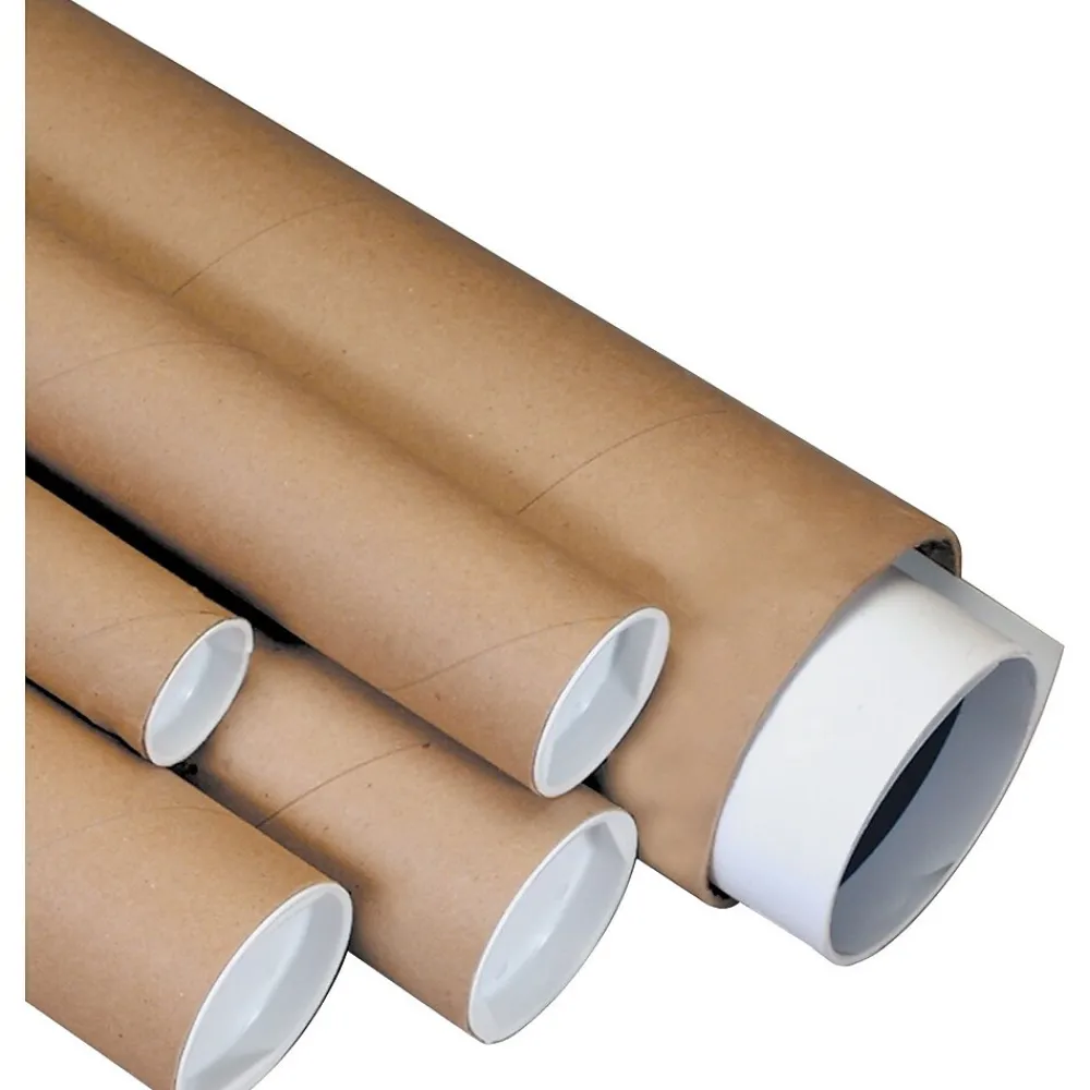 Sale SI Products Kraft Mailing Tubes, 3" x 42", 24/Case