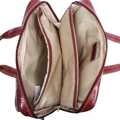 MONTEROSSO, SERVANO, Embossed Crocco Leather, Tablet Briefcase, Red (35536)<Siamod Outlet