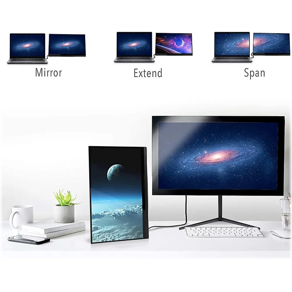 Sale SideTrak Solo 15.8" 60 Hz LED Portable Monitor, Black (STFRHD16BL)