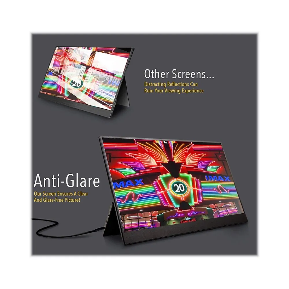 Sale SideTrak Solo 15.8" 60 Hz LED Portable Monitor, Black (STFRHD16BL)