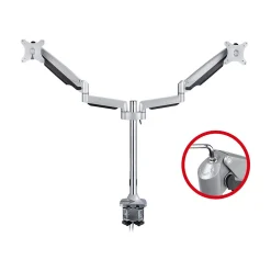 Clearance SIIG Dual Monitor Gas Spring Desk Mount with USB Port - 13