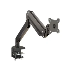 SIIG Single Monitor Heavy-Duty Premium Gas Spring Desk Mount - 17" to 35" Mounting kit, Up, Black (CE-MT2Z11-S1)