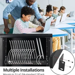 SIIG USB-C to USB-C Charging Station, Black (ID-US0B11-S2)