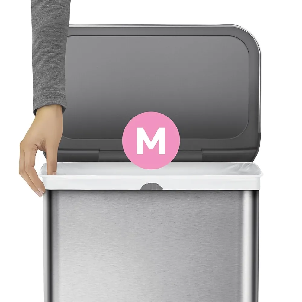 12 Gallon Trash Bag, Low Density, White (CW0261)<simplehuman Sale