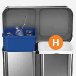 Code H 8-9.3 Gallon Trash Bag, 6.5