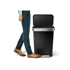 Indoor Step Trash Can, Plastic, 12 Gal. (CW1385)<simplehuman