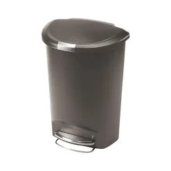 Indoor Step Trash Can, Plastic, 13 Gal. (CW1357)<simplehuman New