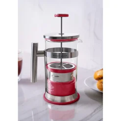 Simpli Press 34-Ounce Coffee Press, Red (SIM34ORED)