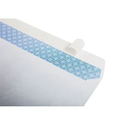 New Simply QuickStrip Self Seal Security Tinted #10 Envelope, 4 1/8" x 9 1/2", White, 25/Pack (74049)