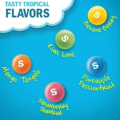 Skittles Tropical Fruit Flavored Candy, 2.17 oz, 36/Box (209-00175)