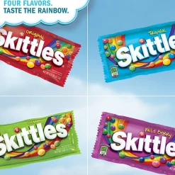 Skittles Tropical Fruit Flavored Candy, 2.17 oz, 36/Box (209-00175)