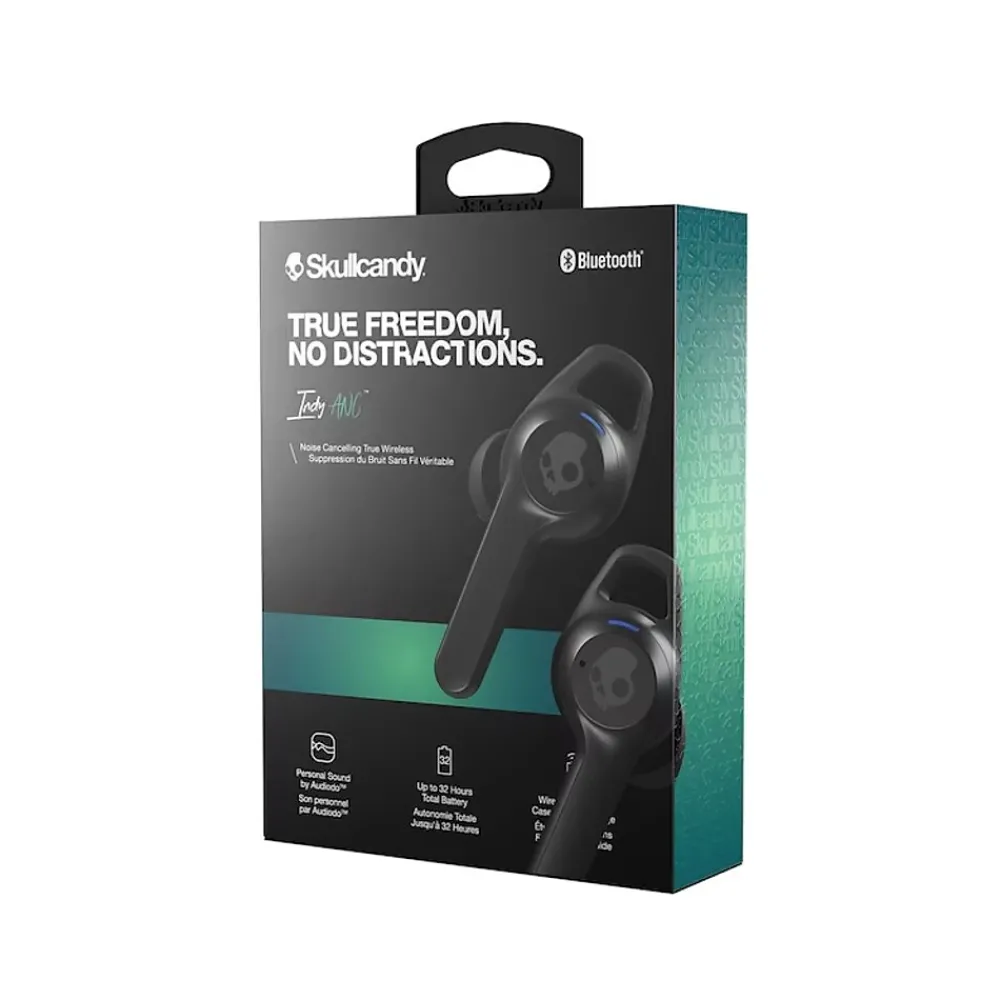 Indy ANC Wireless Noise Canceling Earbuds, Bluetooth, Black (SKD2IYWN740)<Skullcandy Discount