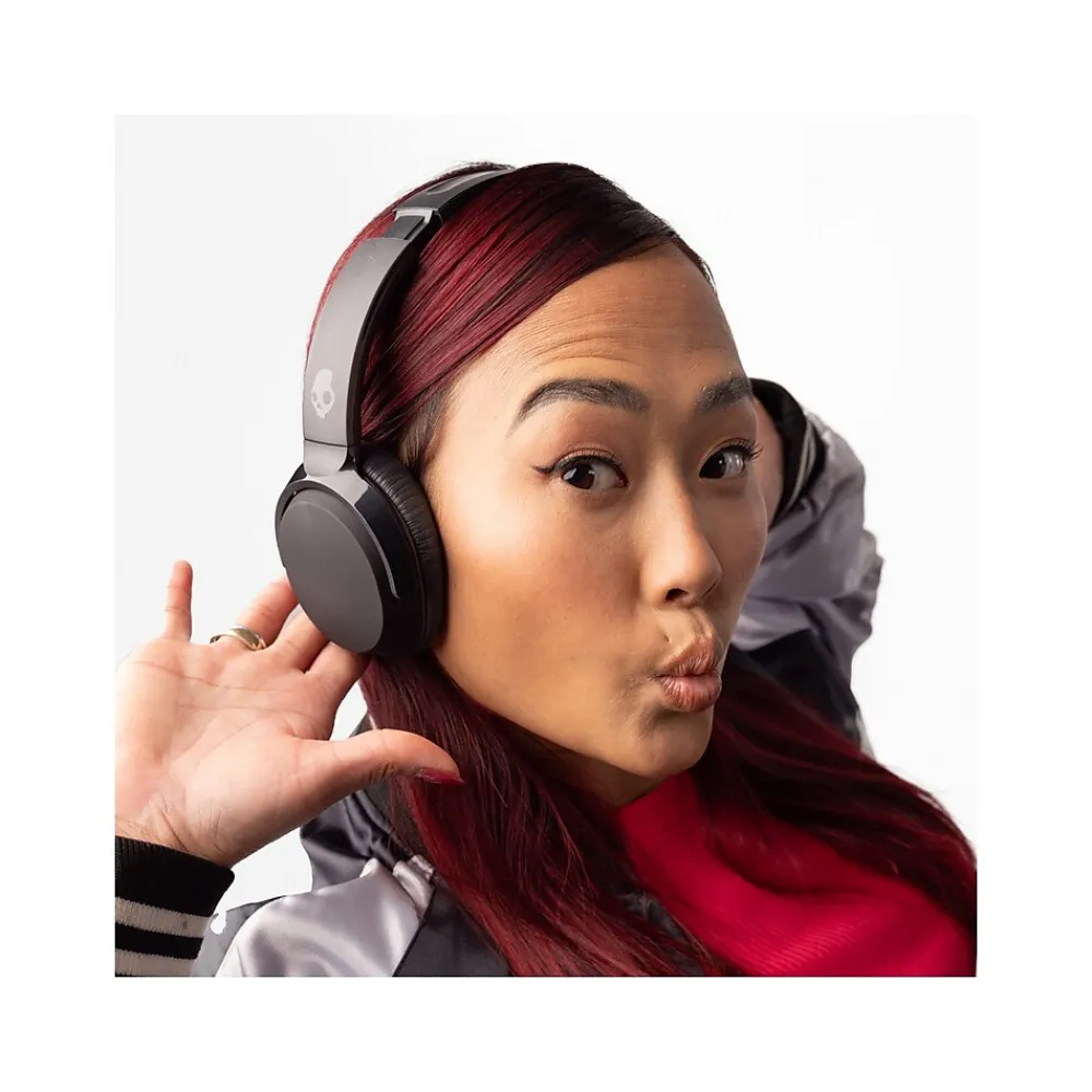 Riff 2 Wireless On-Ear Headphones, Bluetooth, True Black (S5PRW-P740)<Skullcandy Outlet