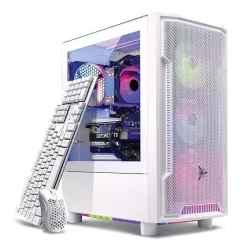 Online Skytech Gaming Skytech Archangel 4 Gaming Desktop, AMD Ryzen 7 5700, 16GB RAM , 1TB SSD, NVIDIA GeForce RTX 3050, White