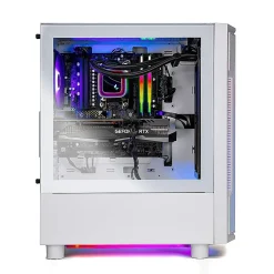 Online Skytech Gaming Skytech Archangel 4 Gaming Desktop, AMD Ryzen 7 5700, 16GB RAM , 1TB SSD, NVIDIA GeForce RTX 3050, White