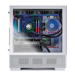 Hot Skytech Gaming Skytech Azure 2 Gaming Desktop, AMD Ryzen 7-5700, 16GB RAM, 1TB SSD, NVIDIA RTX3050 Graphics, White