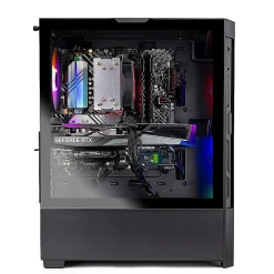 New Skytech Gaming Skytech Blaze 4 Mini Gaming Desktop, Ryzen 7 5700, 16GB RAM, 2TB NVMe Solid State Drive, NVIDIA RTX 3050, Black