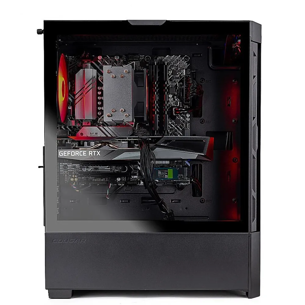 New Skytech Gaming Skytech Blaze 4 Mini Gaming Desktop, Ryzen 7 5700, 16GB RAM, 2TB NVMe Solid State Drive, NVIDIA RTX 3050, Black