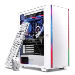 Discount Skytech Gaming Skytech Shiva 2.5 Gaming Desktop, Intel i7-12700F, 32GB RAM, 1TB NVMe SSD, NVIDIA GeForce RTX 4060, White