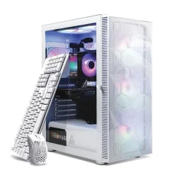 Outlet Skytech Gaming Skytech Storm Gaming Desktop, AMD Ryzen 5 5600G , 16GB RAM, 1TB SSD, Intel Arc A380 Graphics, White