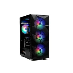 Best Skytech Gaming Skytech Storm Gaming Desktop, AMD Ryzen 5 5600G, 16GB RAM, 1TB SSD, Intel Arc A380 Graphics, Black