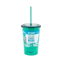 Shark Color-Changing Tumbler, Light Green/Dark Green, 20.28 oz. (34131)<Smash Best