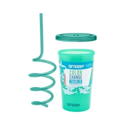 Shark Color-Changing Tumbler, Light Green/Dark Green, 20.28 oz. (34131)<Smash Best