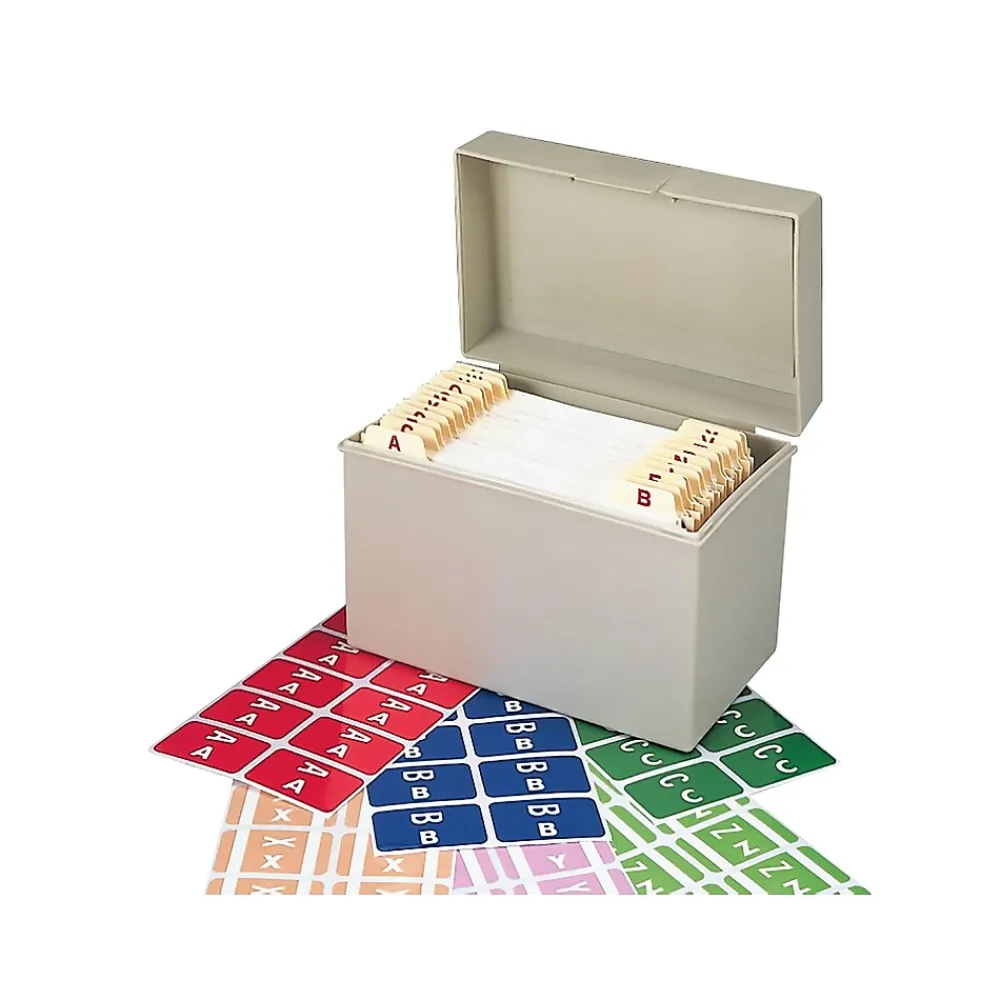 Labels|Smead AlphaZ ACCS Color-Coded Labels, A-Z Index, Assorted Colors, 2200/Box (67170)