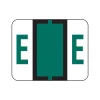 Labels|Smead BCCR Color Coded Alphabetic Labels, E, Dark Green, 500/Roll (67075)