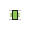 Labels|Smead BCCR Labels File Folder Label, D, Light Green, 500 Labels/Pack (67074)